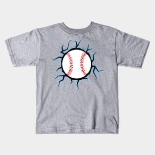 Baseball window smash Kids T-Shirt